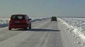 Oulu-Hailuoto ice road
