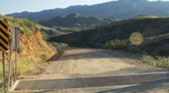 Driving the dusty Antelope Creek Road in Arizona