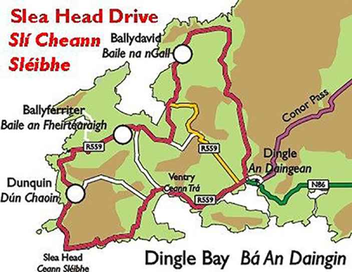 Slea Head Map