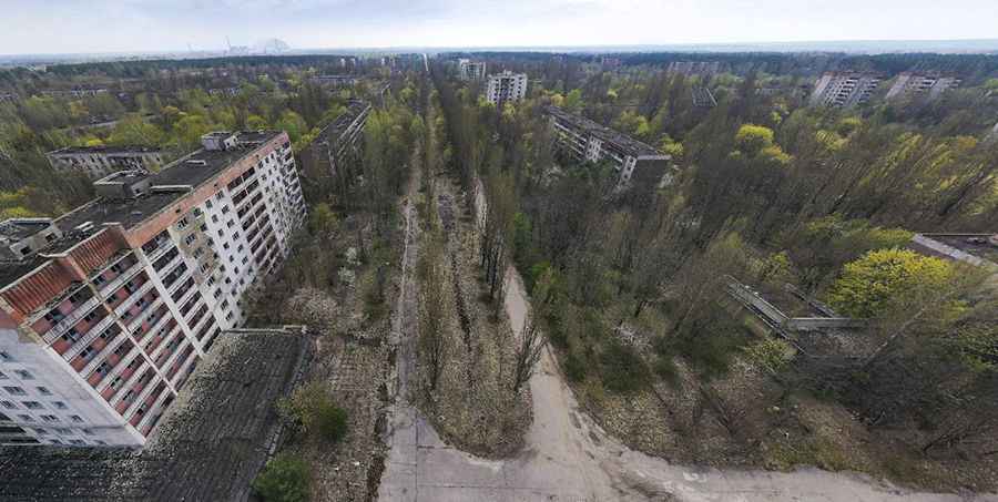 Lenina Avenue in Pripyat