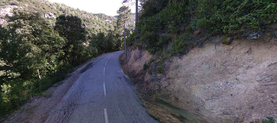 Driving in Corsica