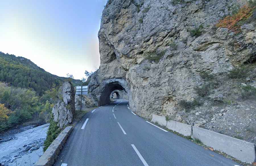 Guillaumes to Saint-Martin-d'Entraunes Road