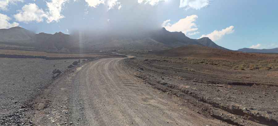 Carretera de la playa de Cofete