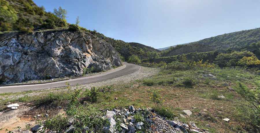 Kozjak dam road