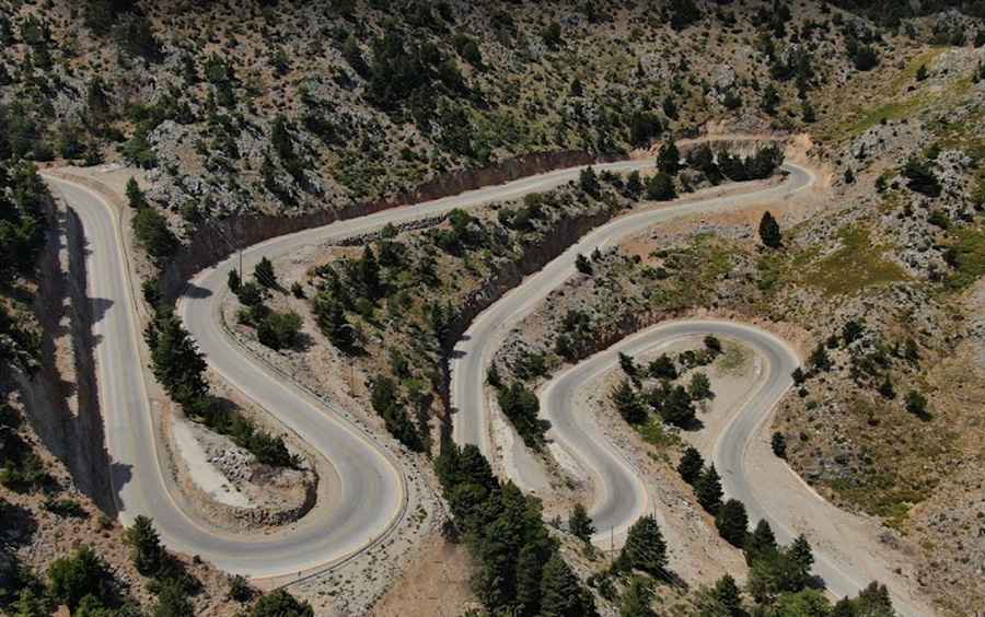 Lakki to Omalos Road