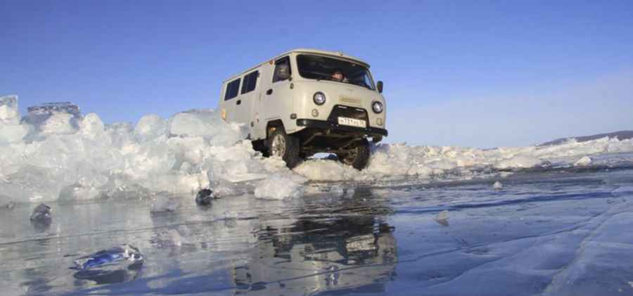 Lake Baikal ice road