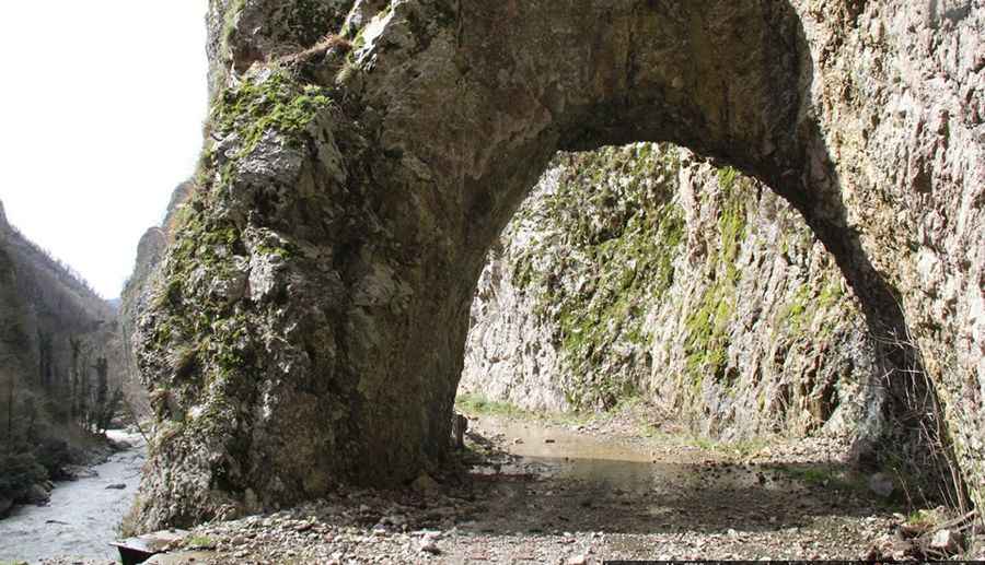 The abandoned old road to Krasnaya Polyana