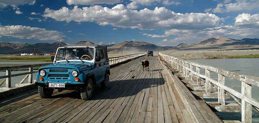 Khovd River bridge