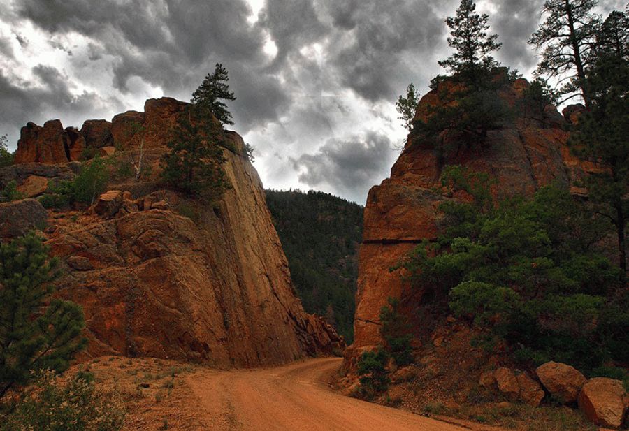 Phantom Canyon Road is a scenic drive in Colorado