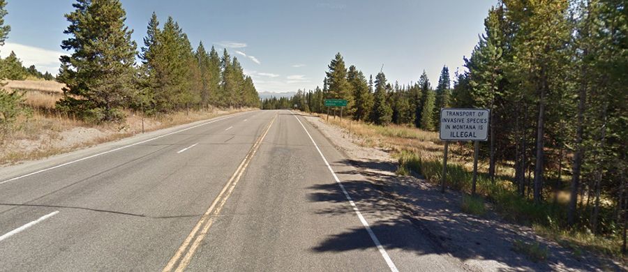 Targhee Pass is a paved road in the Henrys Lake Mountains