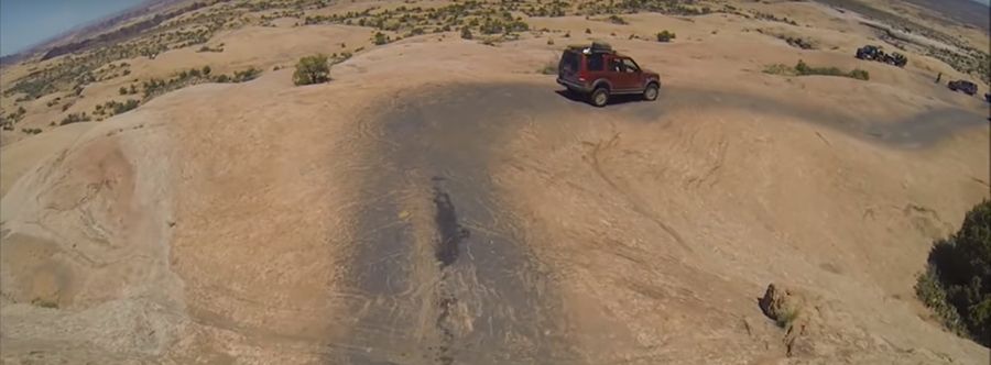 The iconic Hell's Revenge Trail is one of the most popular drives in Moab