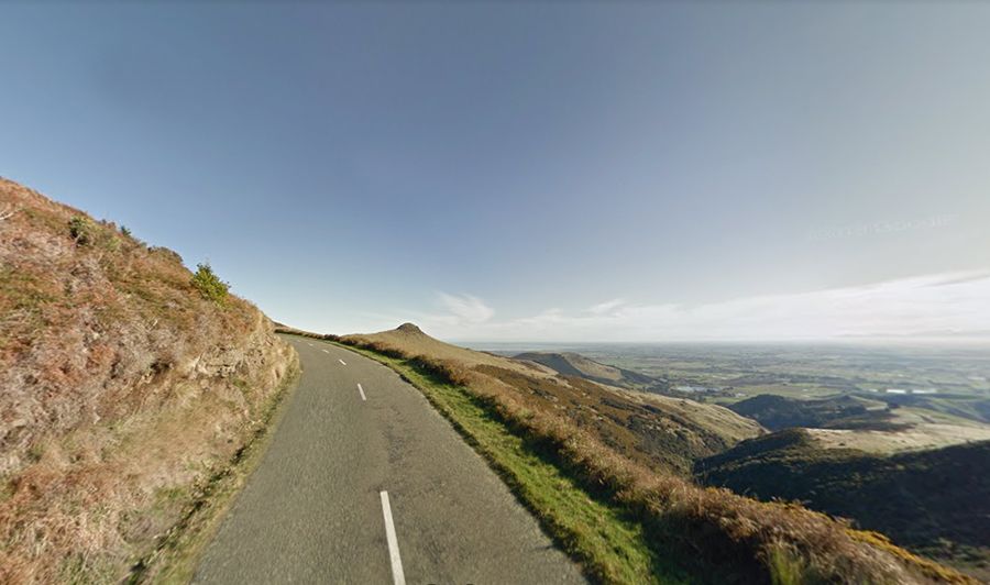 Summit Road is a narrow scenic drive in New Zealand